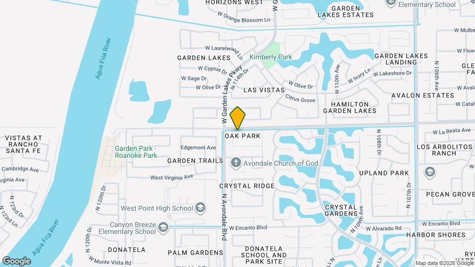 11442 W La Reata Ave Map and Location Details