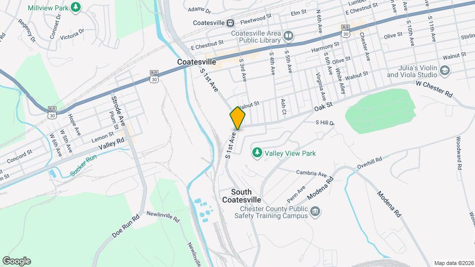 311 S 1st Ave Map and Location Details