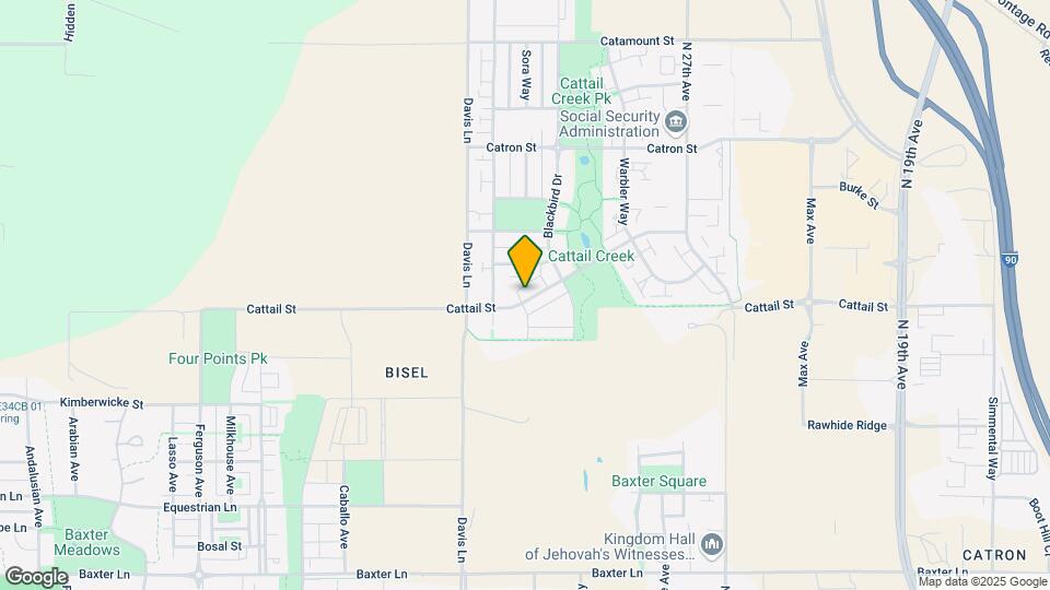 3147 Cattail St Map and Location Details