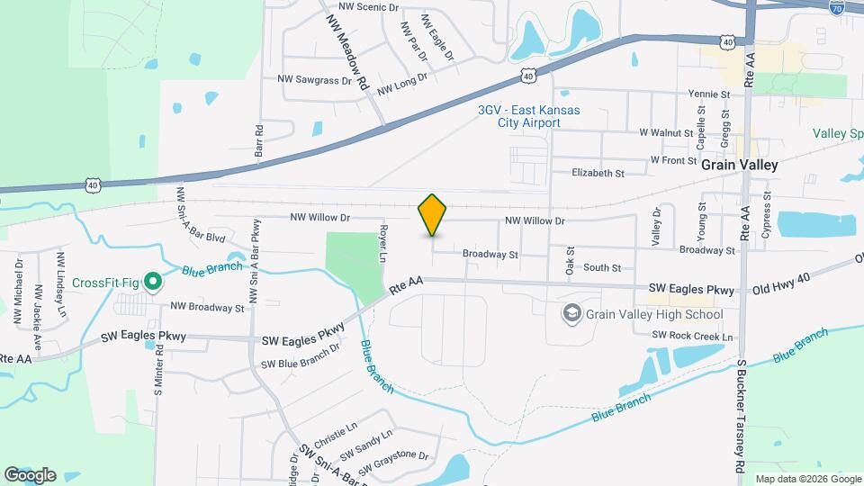 206 NW Parker Dr Map and Location Details