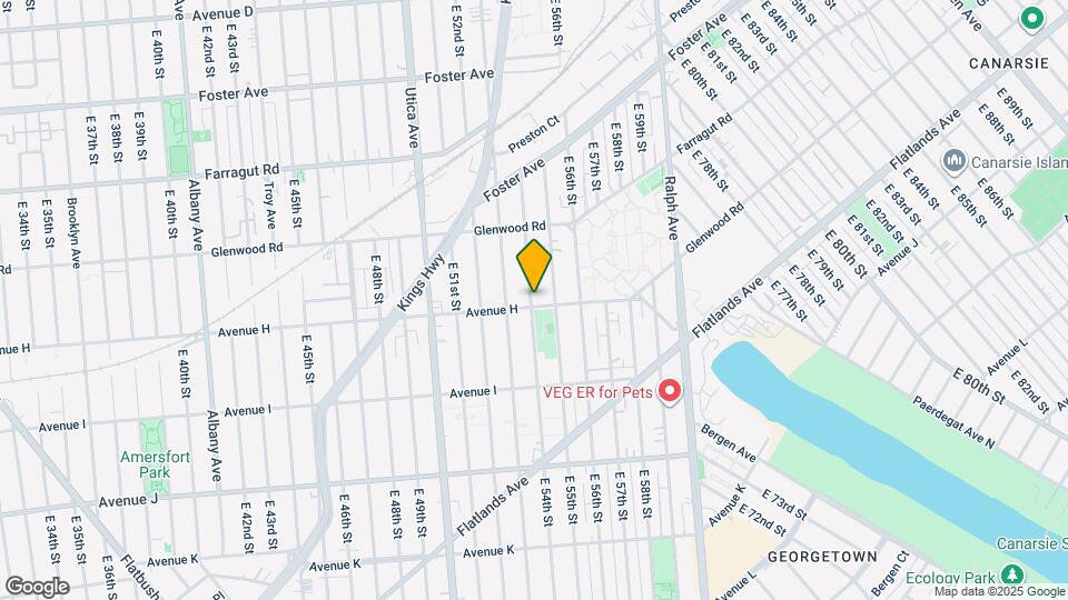 5401 Avenue H Map and Location Details