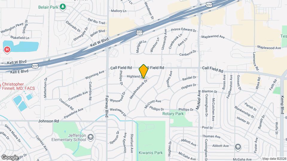 4202 Meadowbrook Dr Map and Location Details