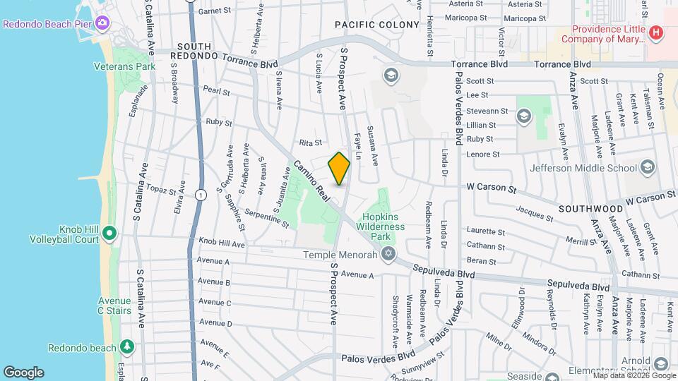 647 S Prospect Ave Map and Location Details