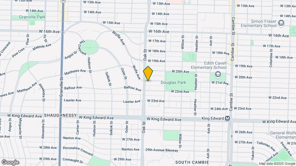 Shaughnessy Heights Map and Location Details
