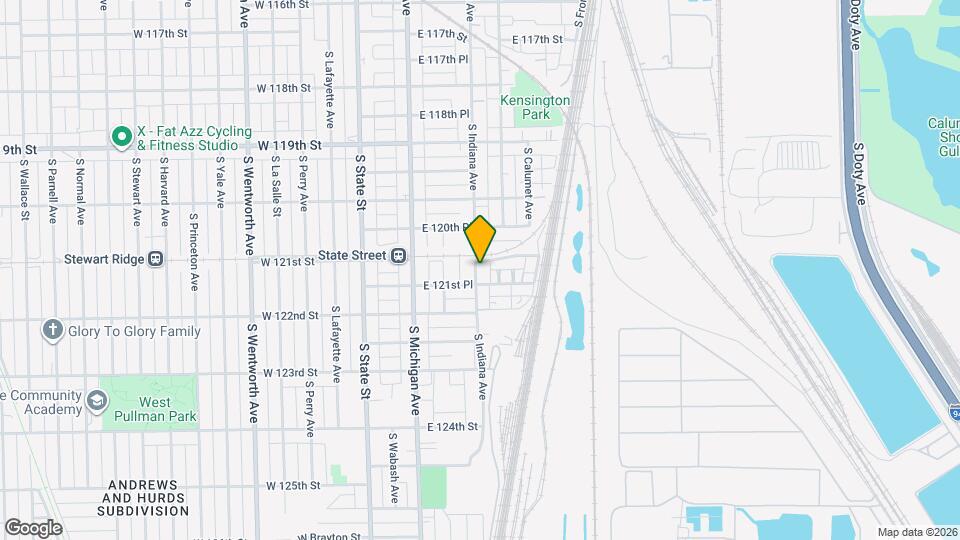12107 S Indiana Ave Mapa y Detalles de la Ubicación