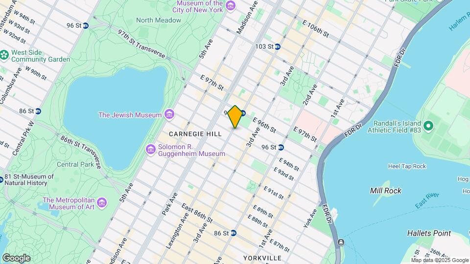 1449 Lexington Ave Map and Location Details