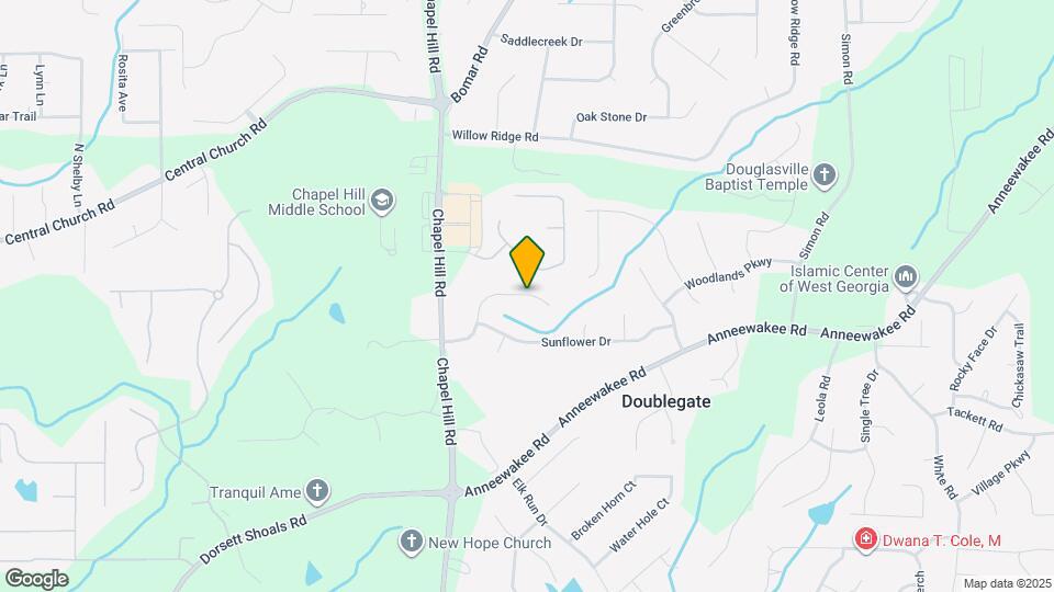 4423 Treeline Way Mapa y Detalles de la Ubicación