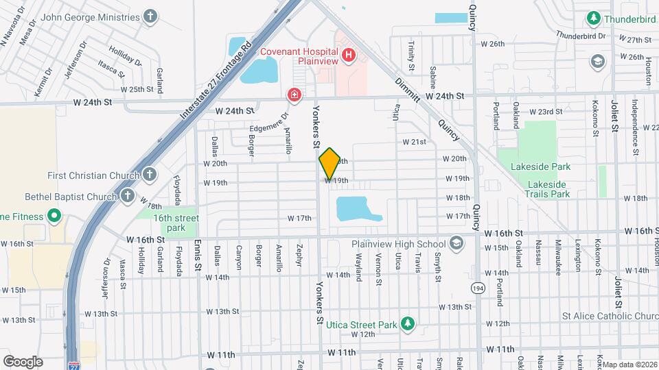 2417 W 19th, Unit B Map and Location Details
