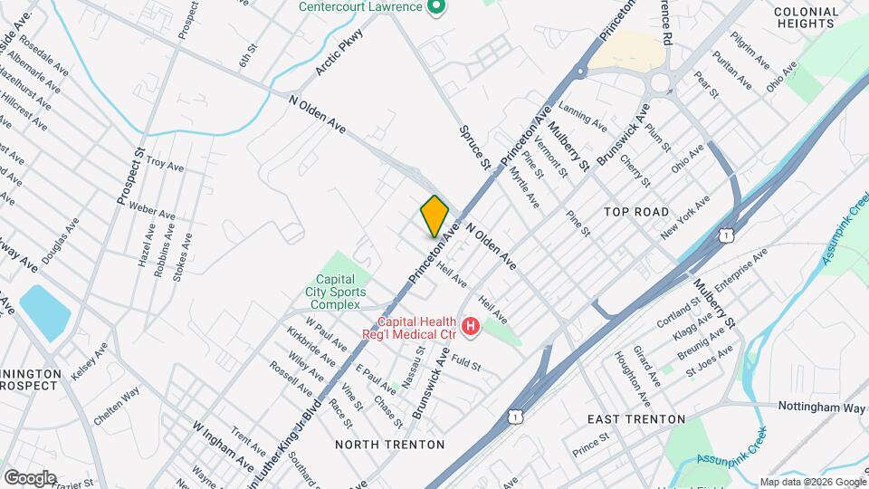 1419 Princeton Ave Mapa y Detalles de la Ubicación