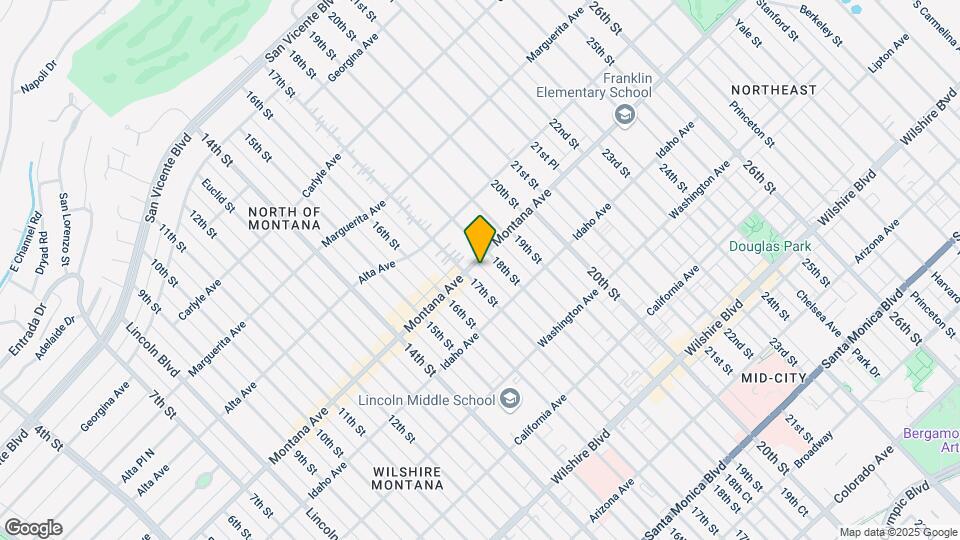 1714 Montana Ave, Unit A Map and Location Details