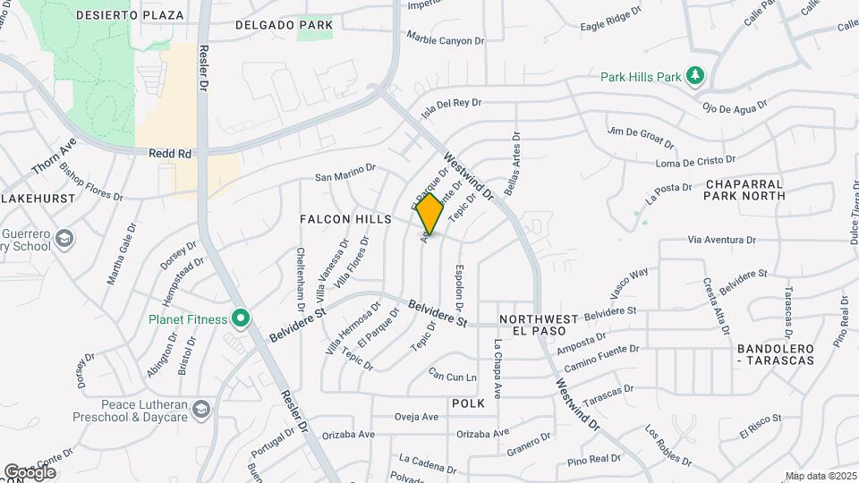 752 Agua Caliente Dr Map and Location Details