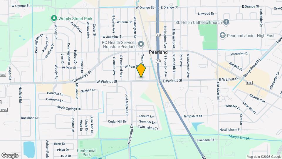 2546 S Texas Ave Map and Location Details