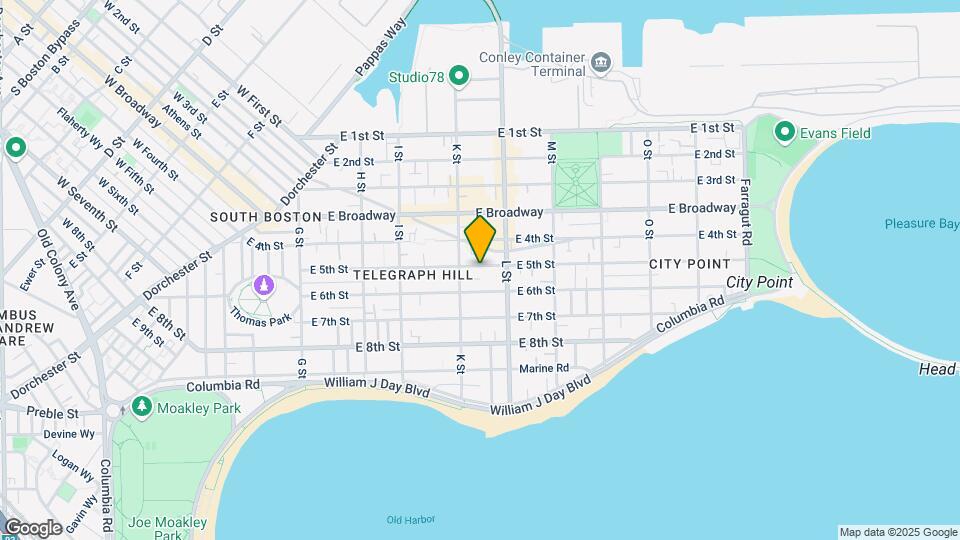 597 E 5th St Map and Location Details