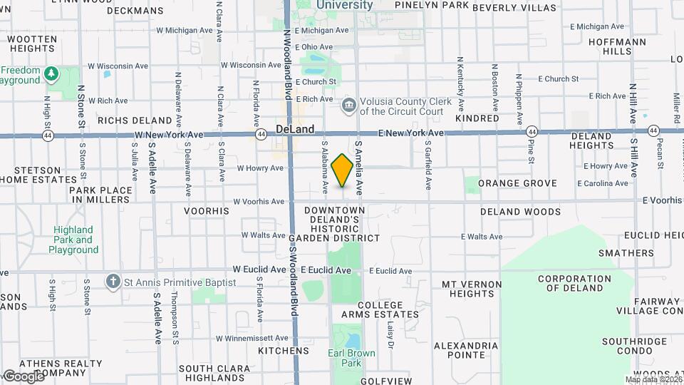 215 E Voorhis Ave Map and Location Details