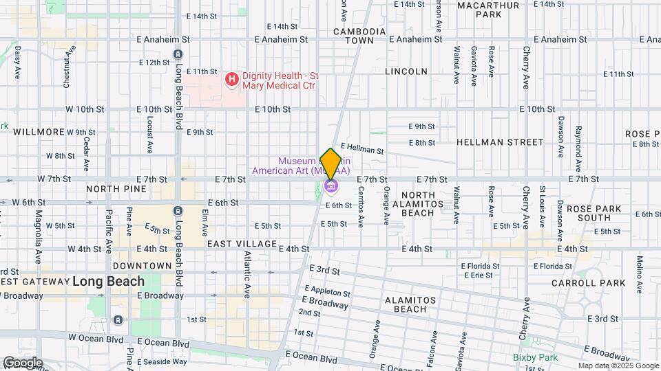 1010 E 7th St Mapa y Detalles de la Ubicación