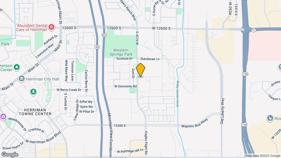 12911 S 4570 W Map and Location Details