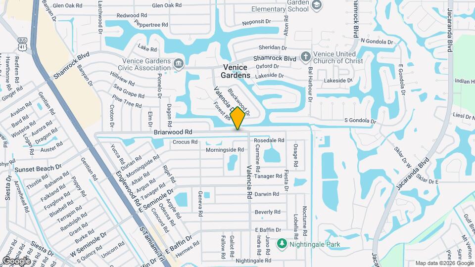 518 Briarwood Rd Map and Location Details