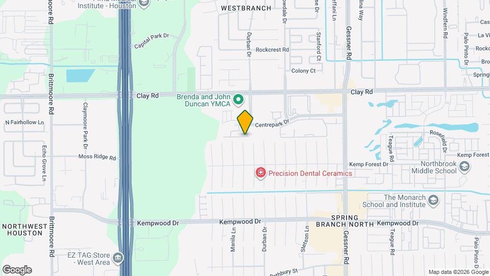 10609 Centre Forest Dr Map and Location Details