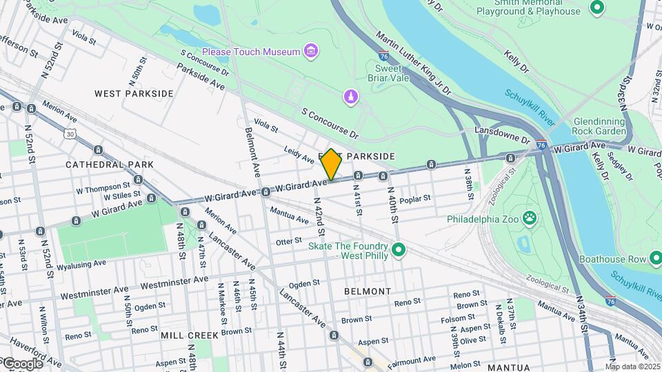 4138 W Girard Ave Map and Location Details