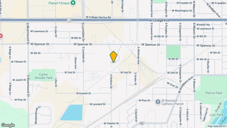 Spencer Village Apartments Map and Location Details