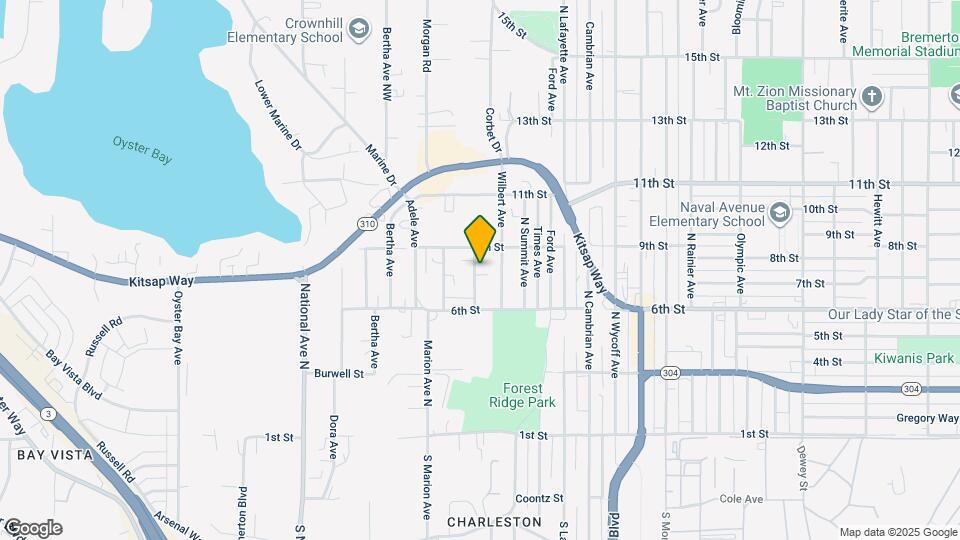 632 N Charleston Ave Map and Location Details