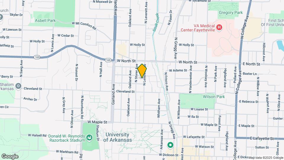 825 N Leverett Ave Map and Location Details