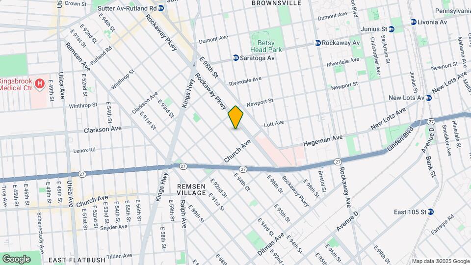 455 E 96th St Map and Location Details