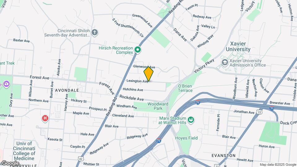 875 Lexington Ave Map and Location Details