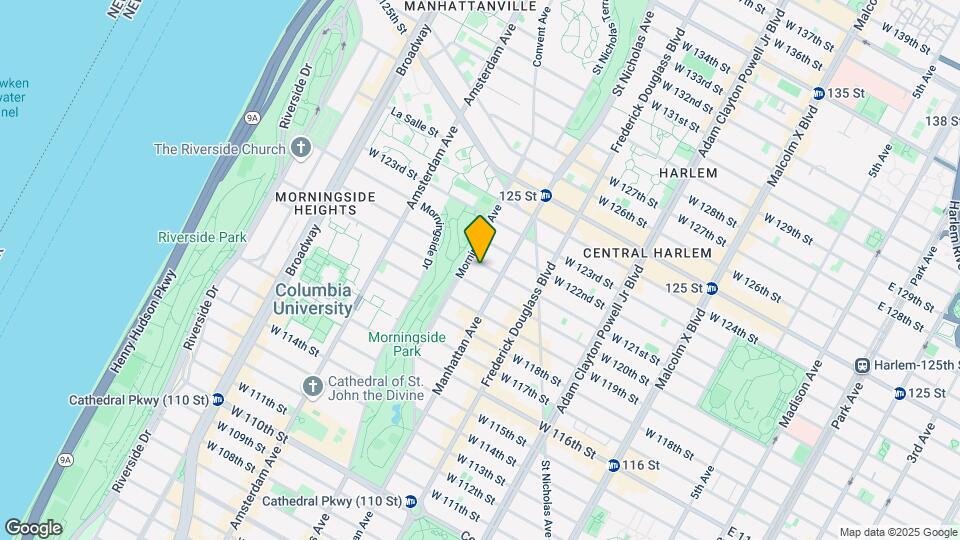358 W 121st St Mapa y Detalles de la Ubicación