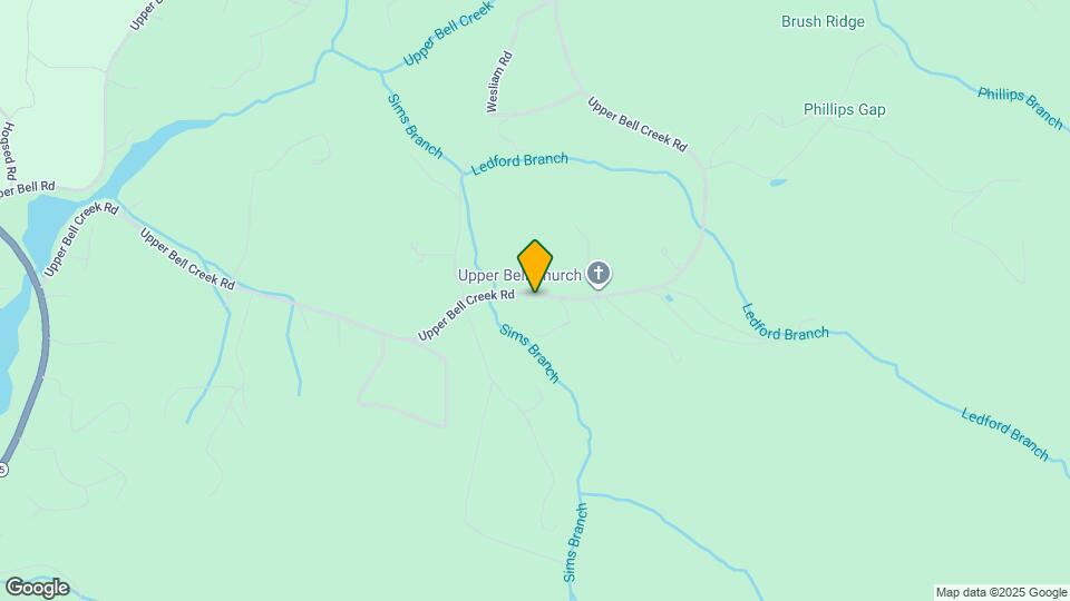 1764 Upper Bell Creek Rd Map and Location Details