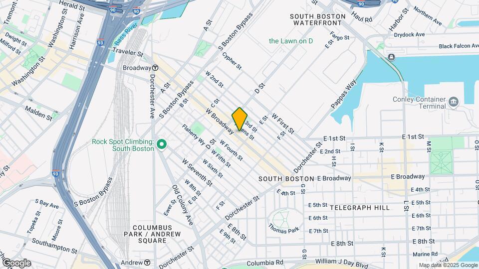 344 W Broadway Map and Location Details