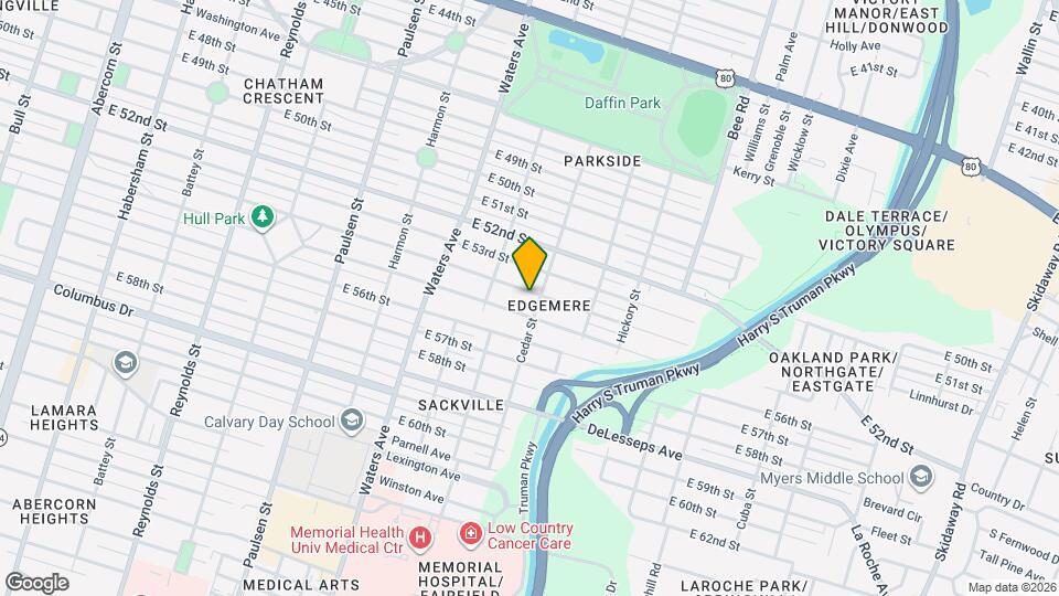 1229 E 54th St Map and Location Details