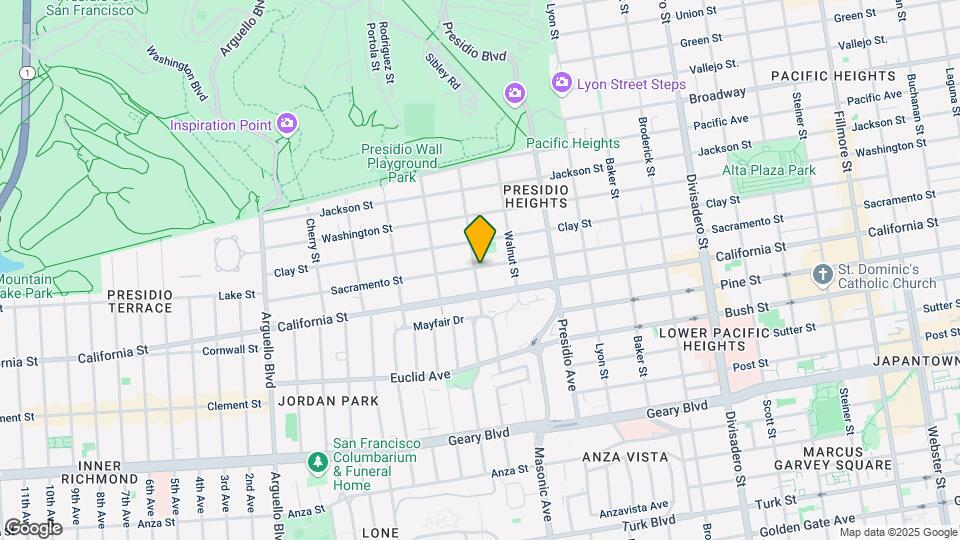3495 Sacramento St Mapa y Detalles de la Ubicación