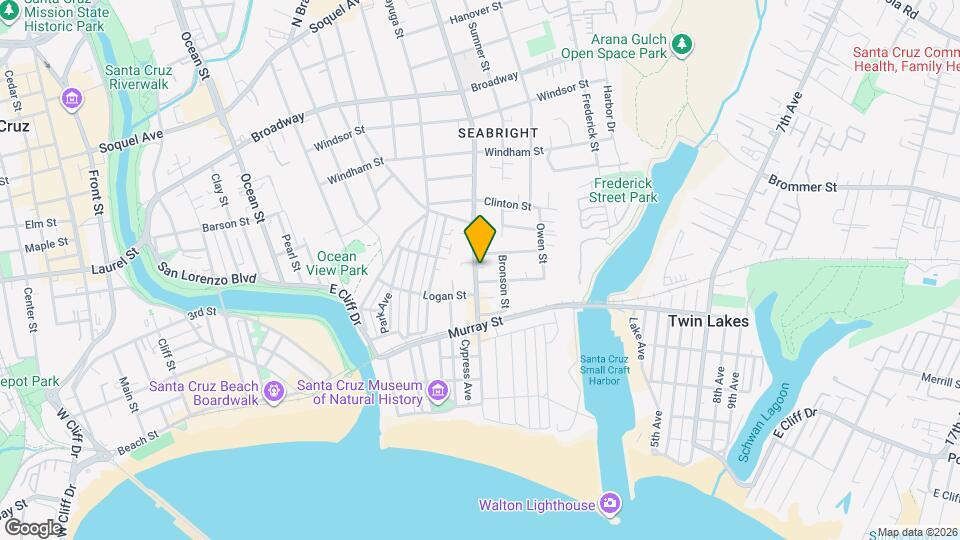 612 Seabright Ave Map and Location Details