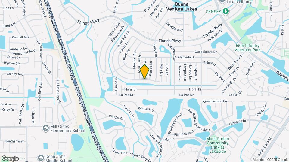 628 Royal Palm Dr Map and Location Details