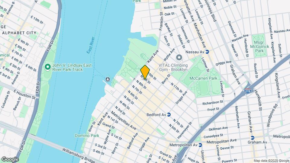 128 Wythe Ave Map and Location Details
