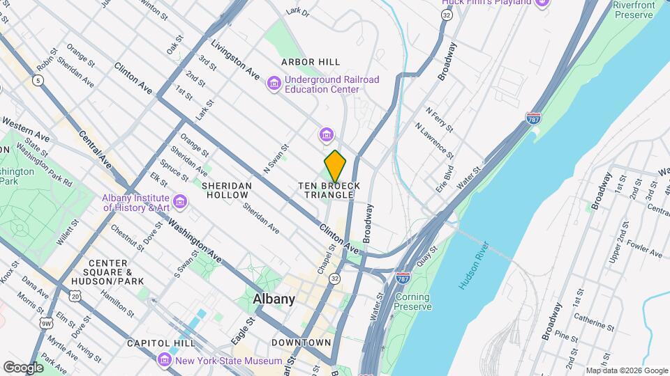 47 Ten Broeck St, Unit Unit B Map and Location Details