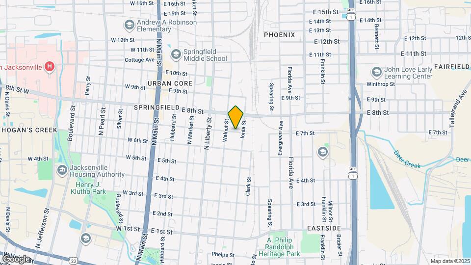 430 E 7th St Map and Location Details