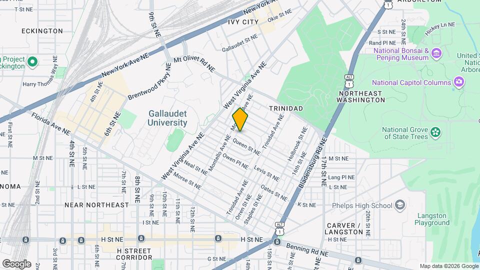 1219 Holbrook Ter NE Mapa y Detalles de la Ubicación