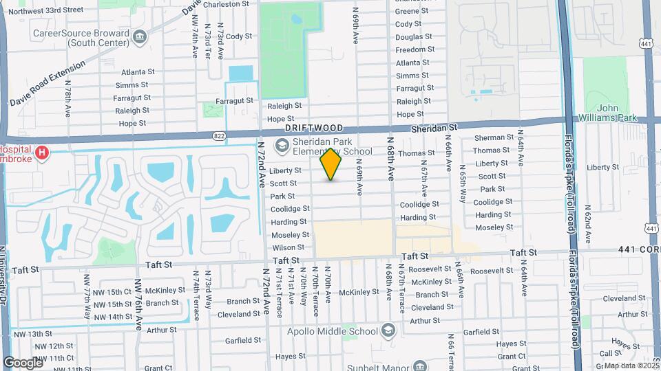 6980 Scott St Map and Location Details