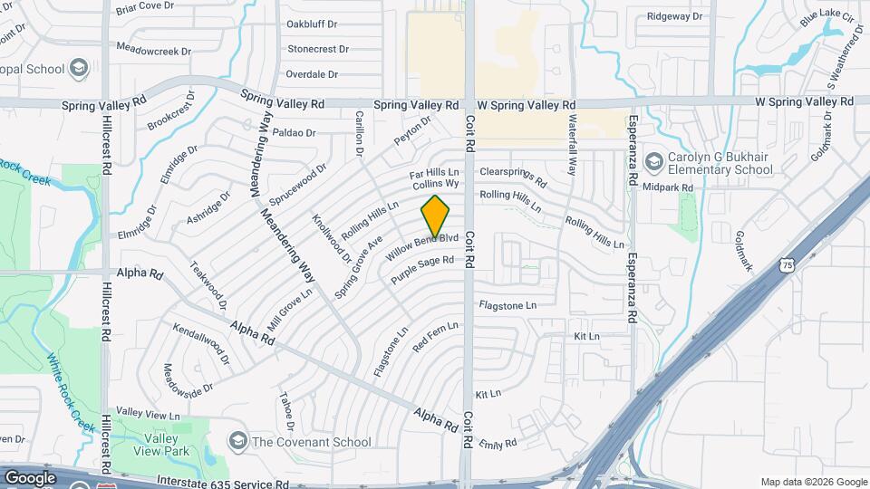 13630 Willow Bend Rd Map and Location Details