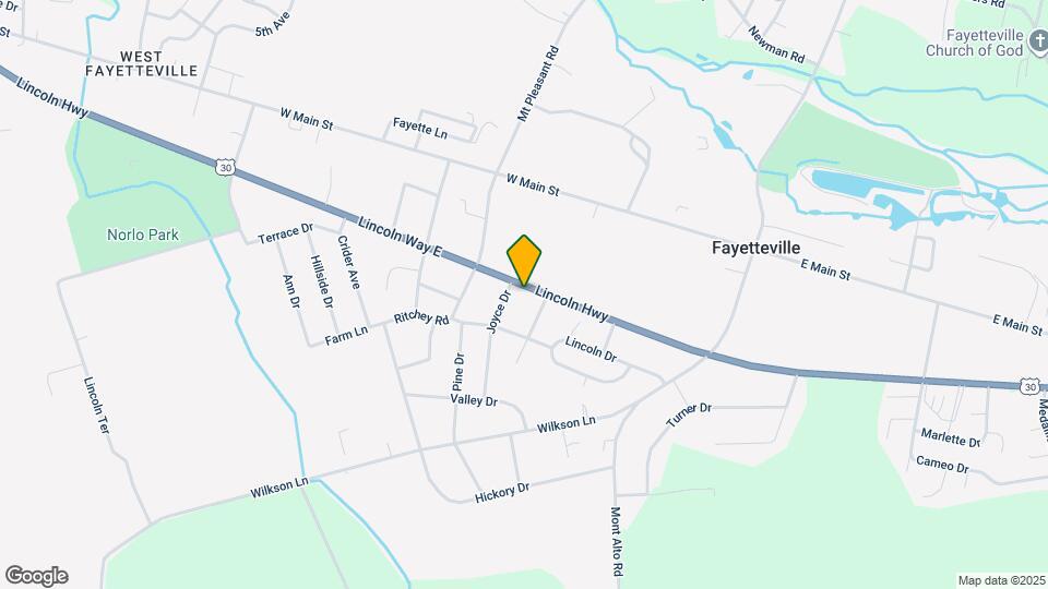 4136 Lincoln Way E Map and Location Details