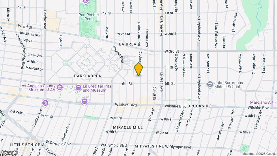 443 S Cochran Ave Map and Location Details