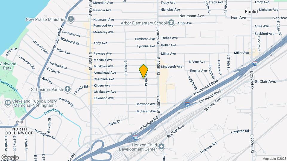 19608 Cherokee Ave Map and Location Details