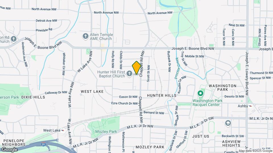 1410 Andrews St NW Map and Location Details