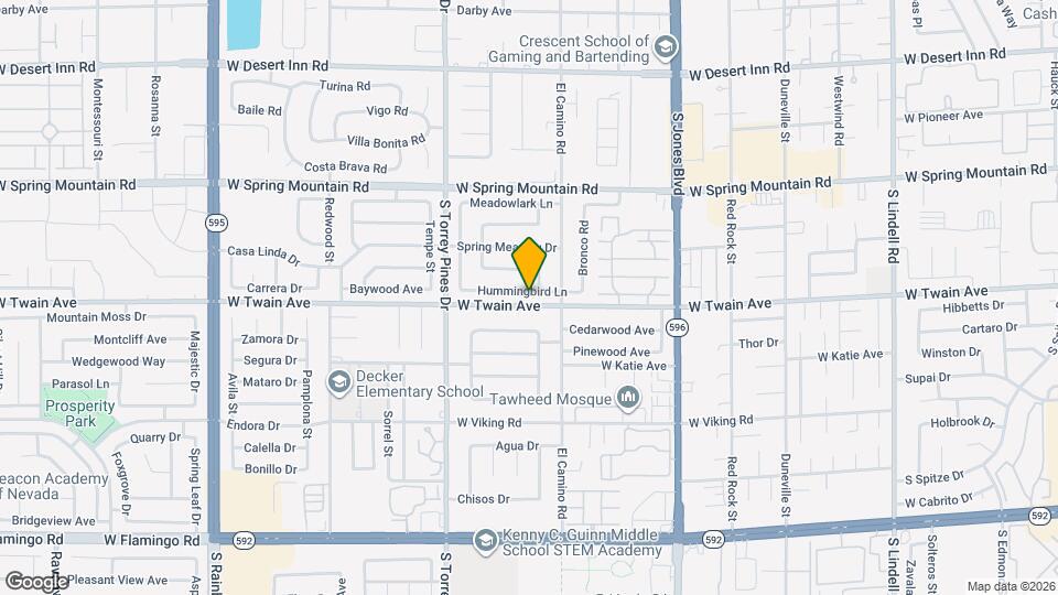 6361 Hummingbird Ln Map and Location Details