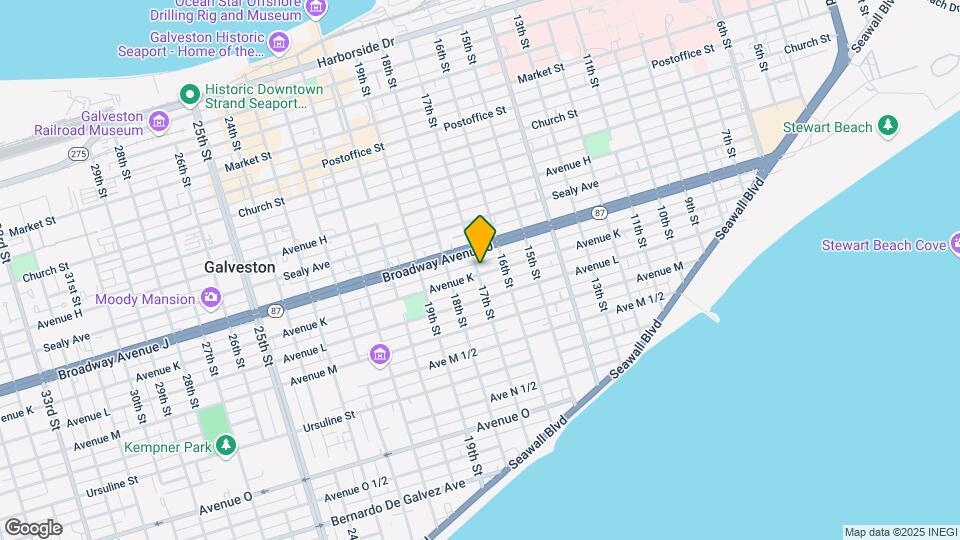 1628 Avenue K Mapa y Detalles de la Ubicación