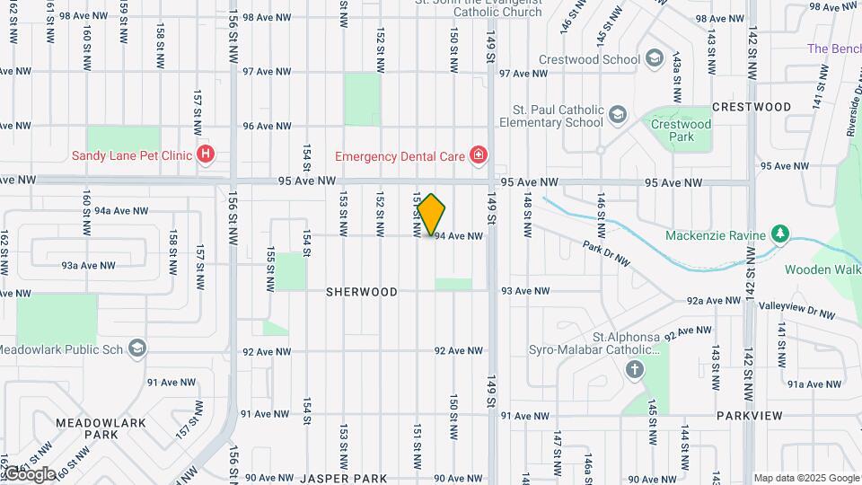 9345-9151 151 St NW Map and Location Details