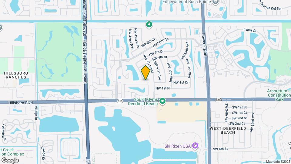 4231 NW 1st Dr Map and Location Details