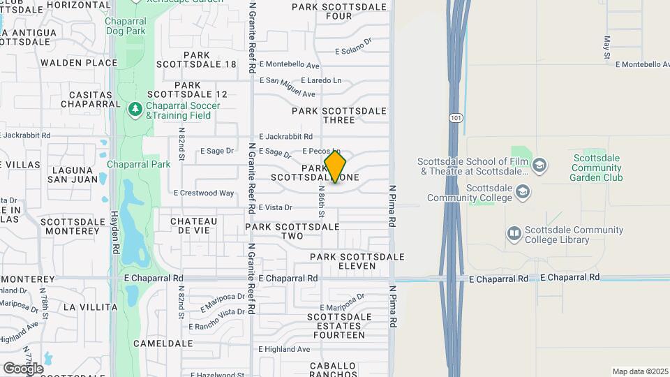 8620 E Plaza Ave Map and Location Details